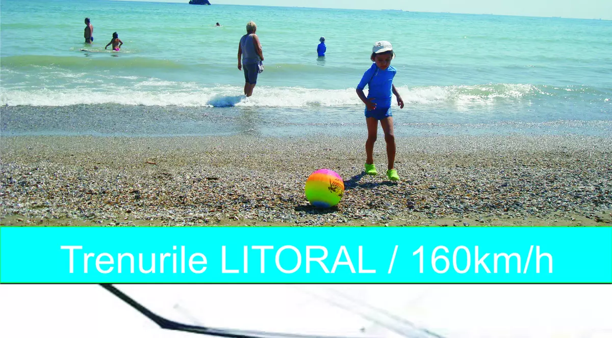 București - Constanța în 2 ore, cu trenul!  