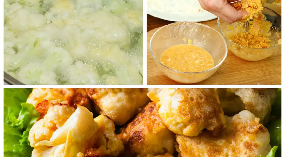 Rețetă: Conopidă pané