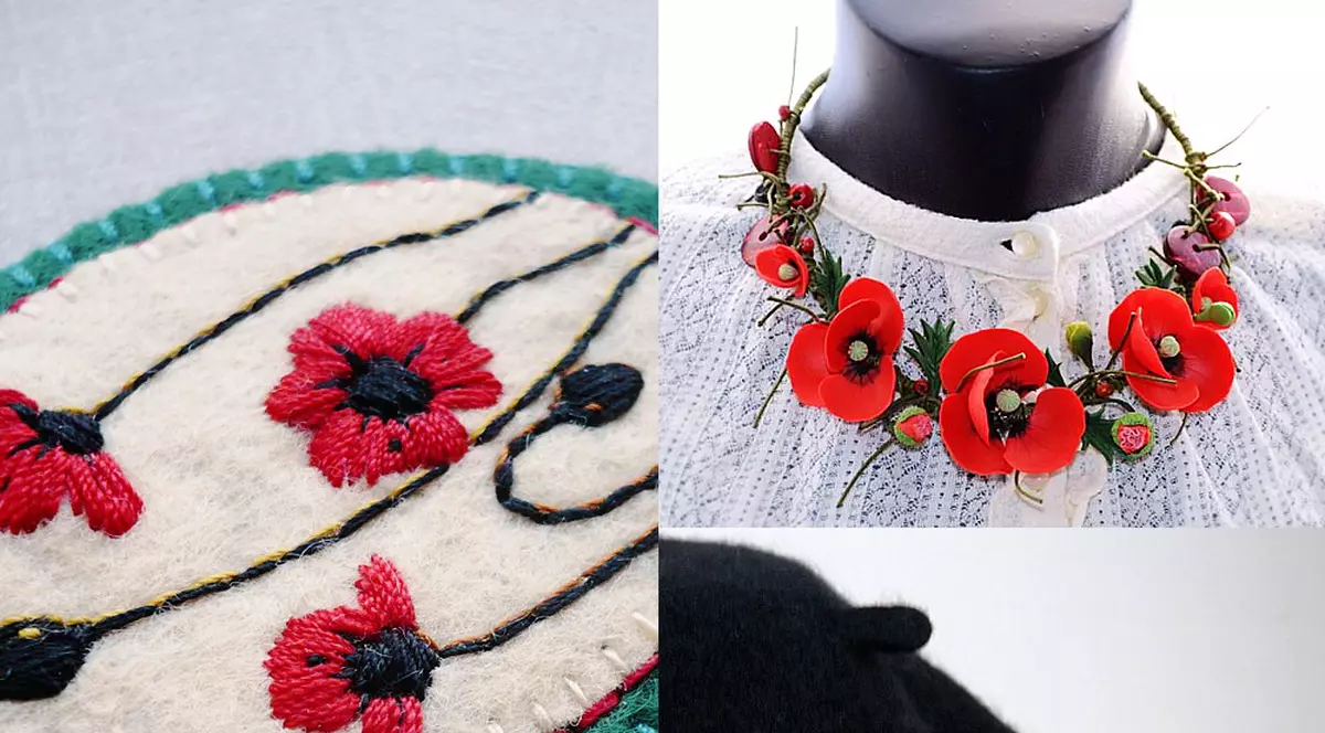 Bijuterii speciale inspirate din floarea de mac