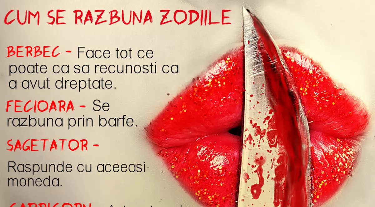 CUM SE RĂZBUNĂ ZODIILE
