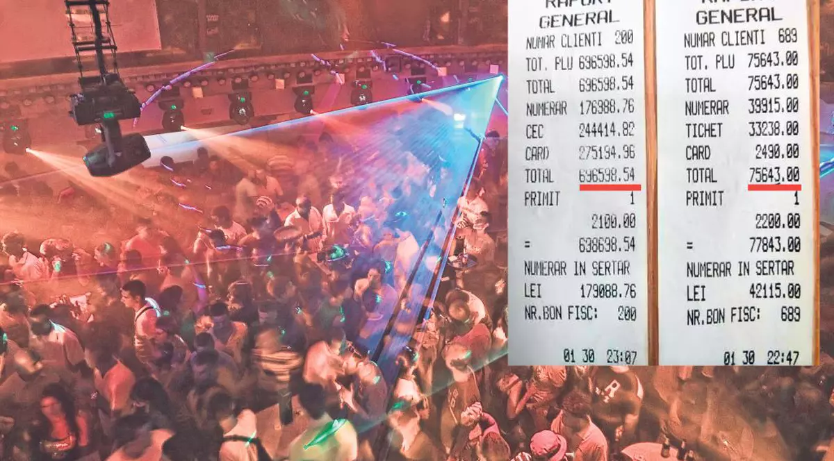 Au «spart» 770.000 de lei într-un singur club, în câteva ore