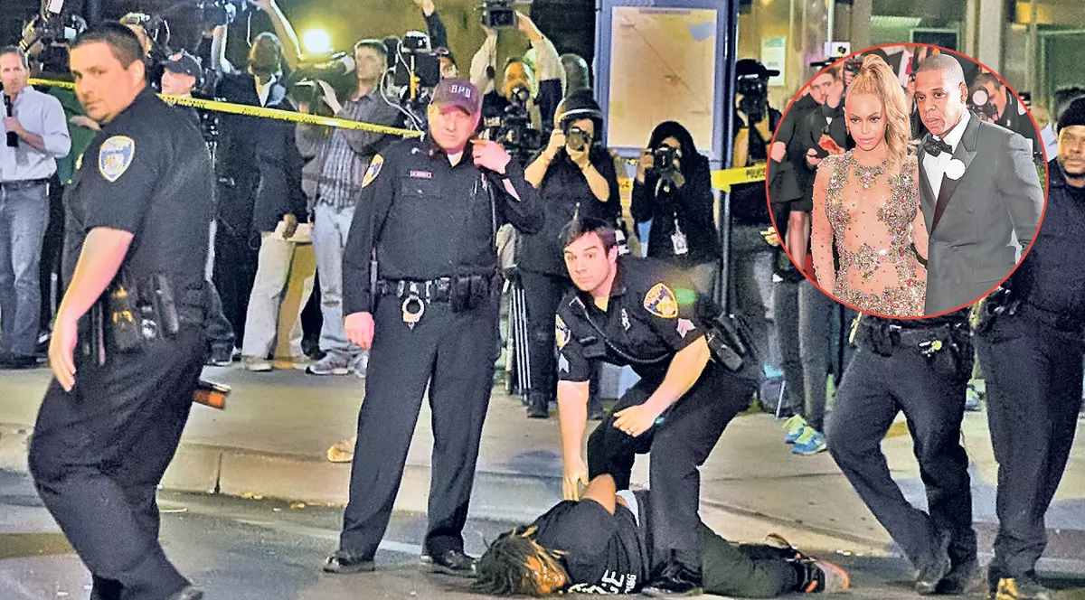 Scandal în SUA! Beyoncé şi soţul ei i-au ajutat pe protestatarii din Ferguson şi Baltimore