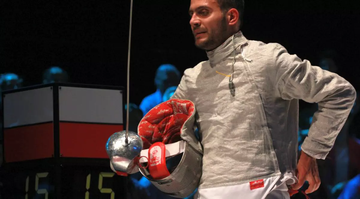 Echipa masculină de sabie a României, calificată în semifinalele Mondialelor de la Rio