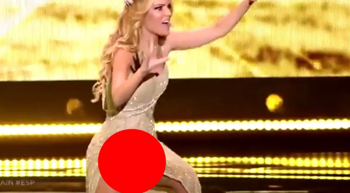 EUROVISION 2015. Concurenta din Spania, CU CHILOȚII LA VEDERE, pe scenă! Ce au văzut toți spectatorii | VIDEO