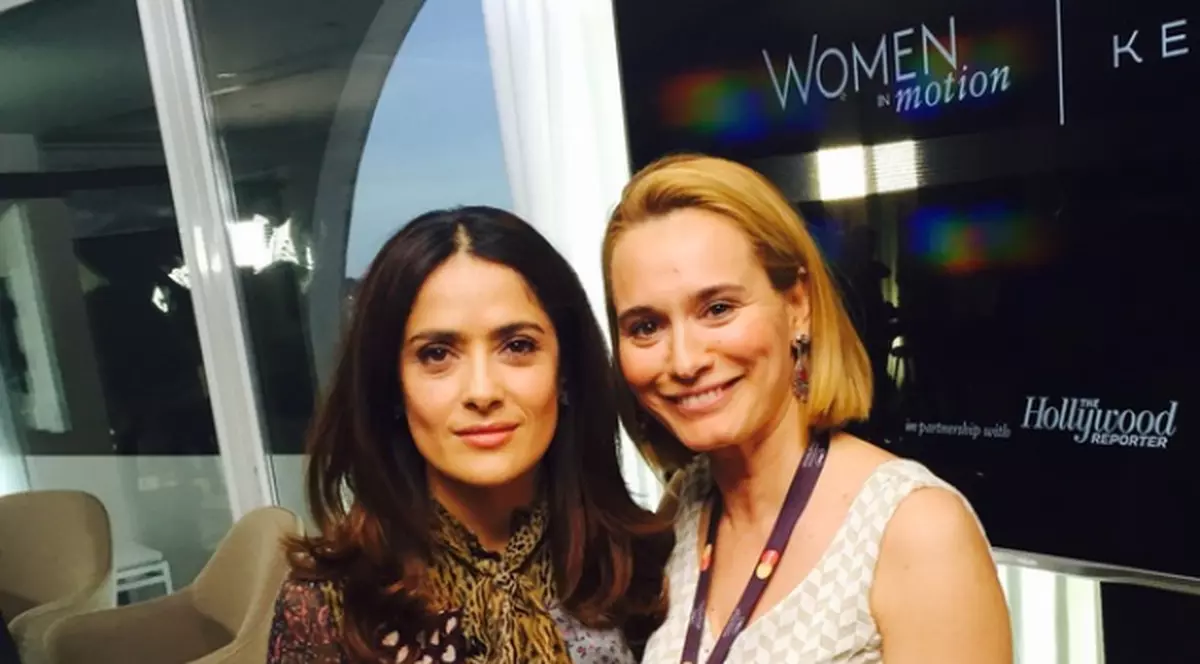 Esca, fericită după întâlnirea cu Salma Hayek: "E mai scundă decât mine"