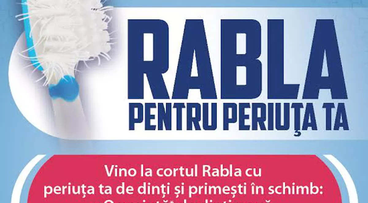 Vino la o plimbare în parc şi primeşti o periuţă de dinţi!