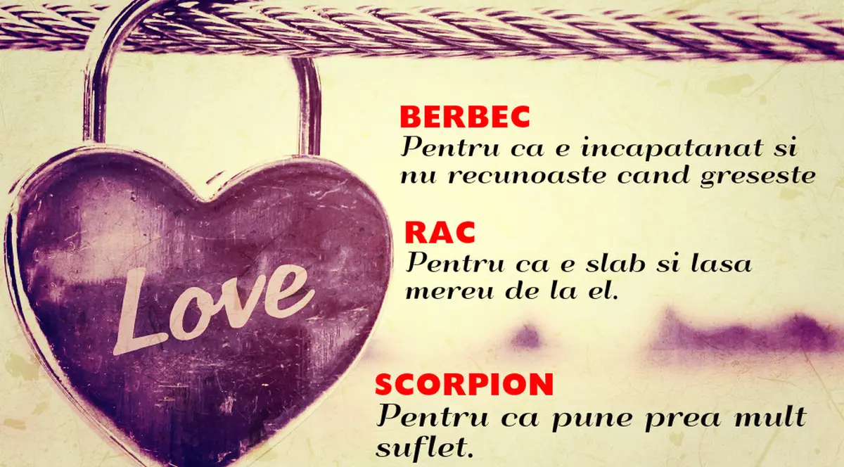 ZODIILE CARE SUFERĂ CEL MAI MULT DIN DRAGOSTE