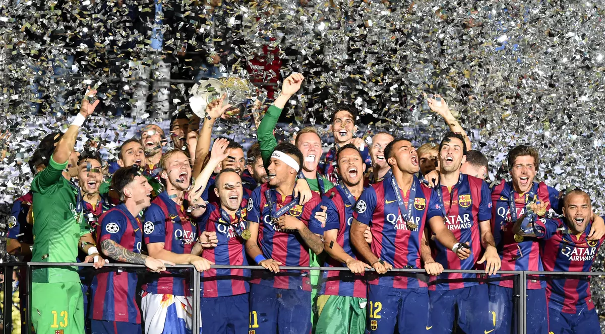 LIGA CAMPIONILOR. JUVENTUS TORINO - FC BARCELONA 1-3. ^Finală de vis! "Extratereştrii" au cucerit pentru a cincea oară cel mai râvnit trofeu european la nivel de cluburi şi au realizat a doua triplă din istoria clubului: campionat, Cupa Spaniei, UCL / LIVE BLOG