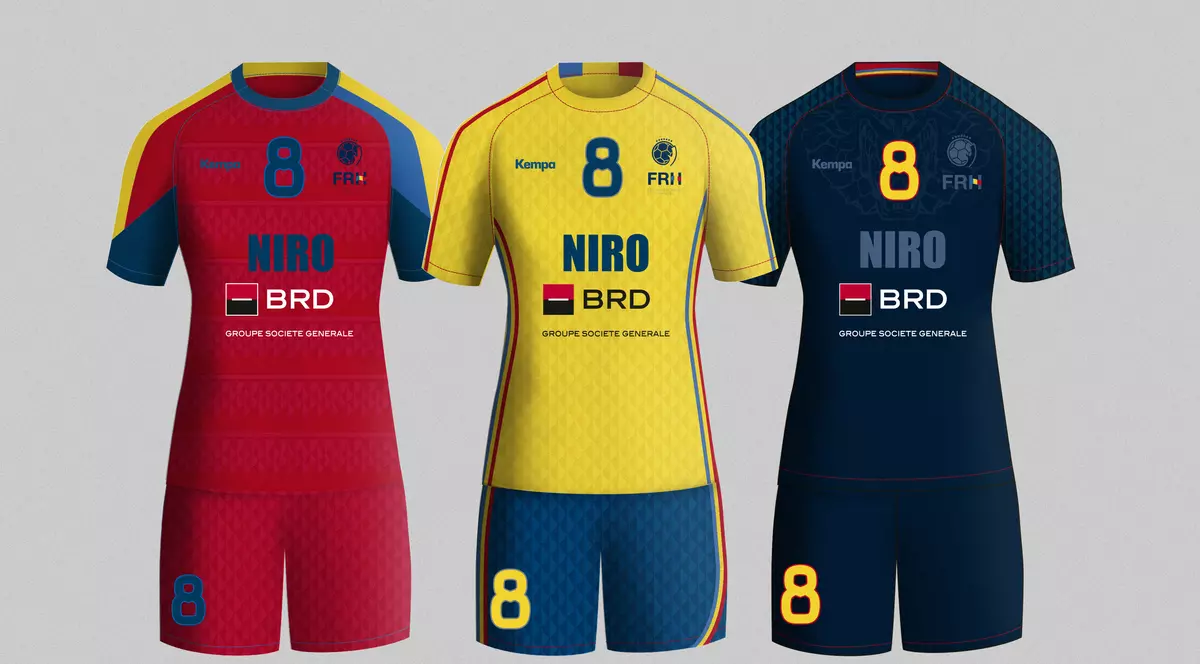 Federația a prezentat noile echipamente ale naționalelor de handbal