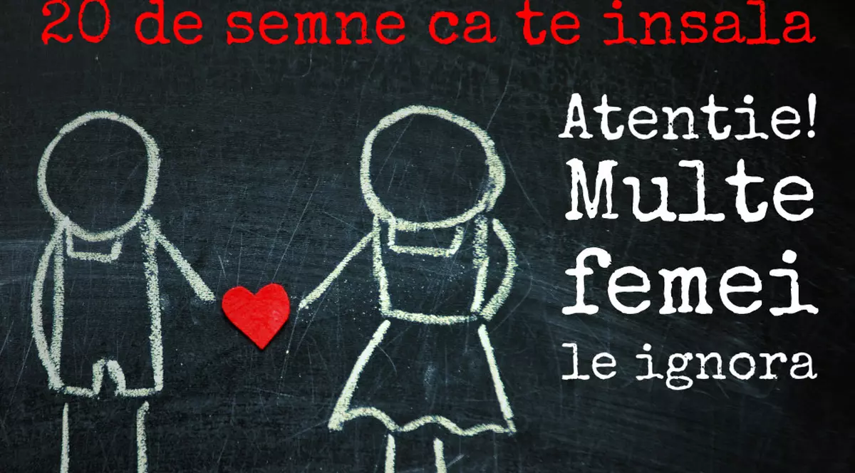 20 DE SEMNE SUBTILE CĂ PARTENERUL TE ÎNŞALĂ