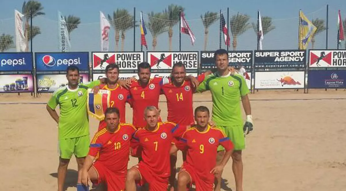 România a terminat pe locul patru în Egipt, la fotbal pe plajă