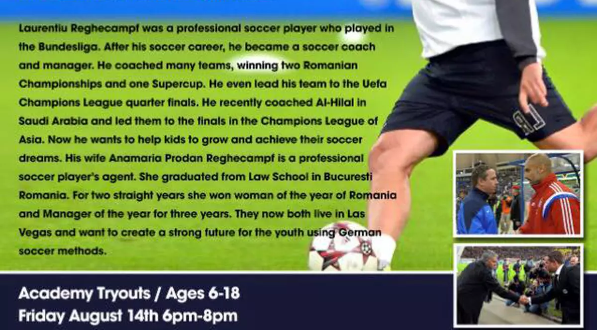 Reghe Academy! Fostul antrenor al Stelei nu antrenează de cinci luni și a avut timp să-și deschidă o școală de fotbal în Statele Unite. ”El a albit, dar aici e bine. Lumea te ajută, nu-ți dă în cap”