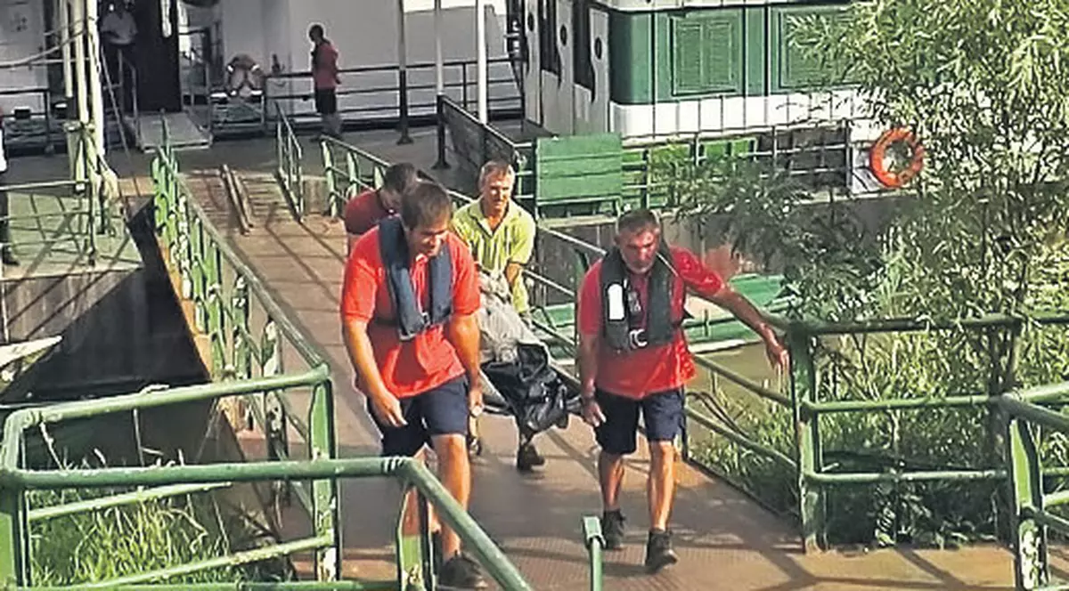 Turist german, mort pe un vas de croazieră la Galați