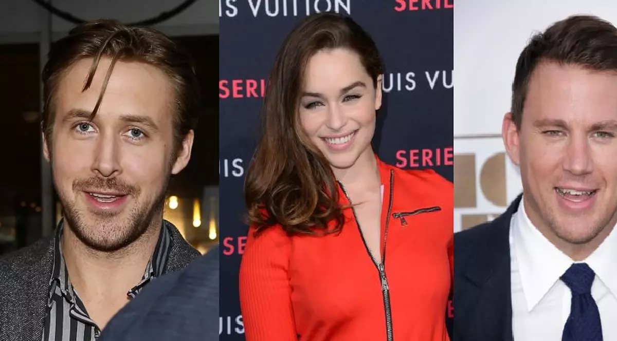 Emilia Clarke, sex în trei cu Ryan Gosling și Channing Tatum