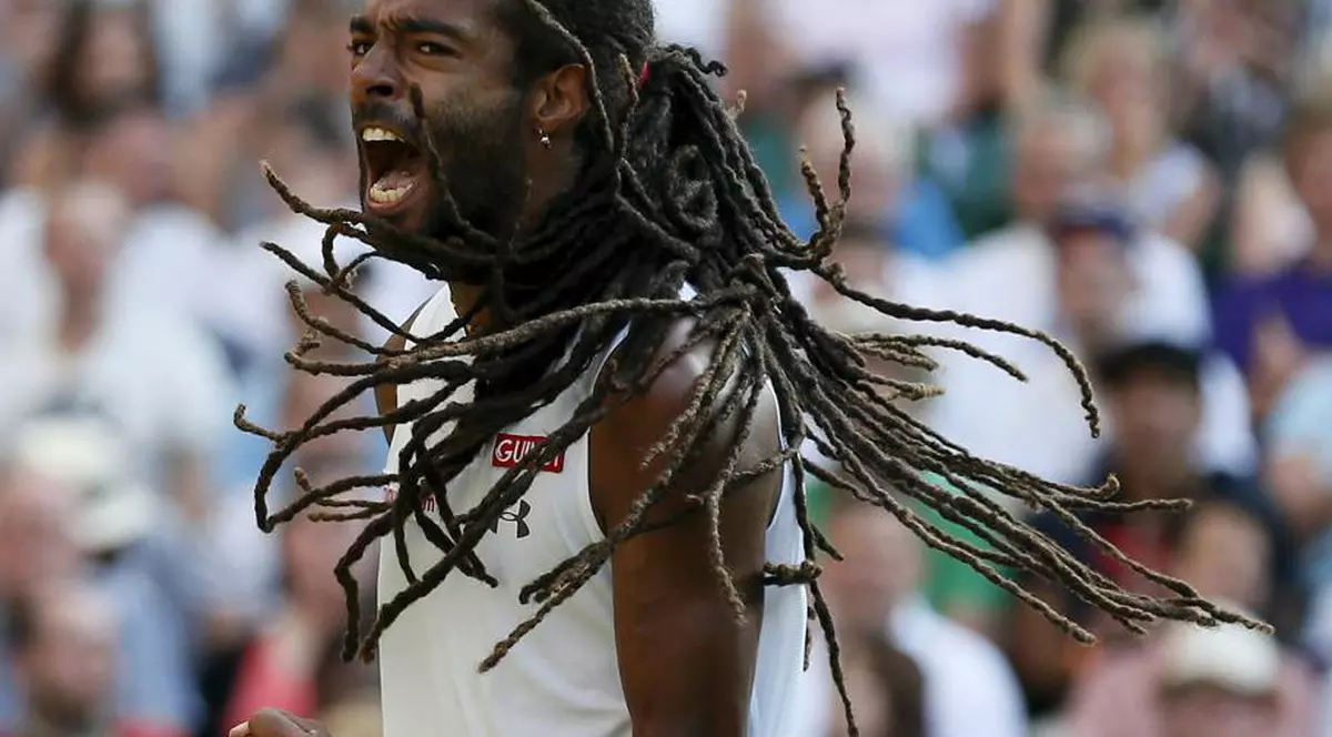 Dustin Brown - dedicație specială, după ce l-a eliminat pe Rafa Nadal / GALERIE FOTO
