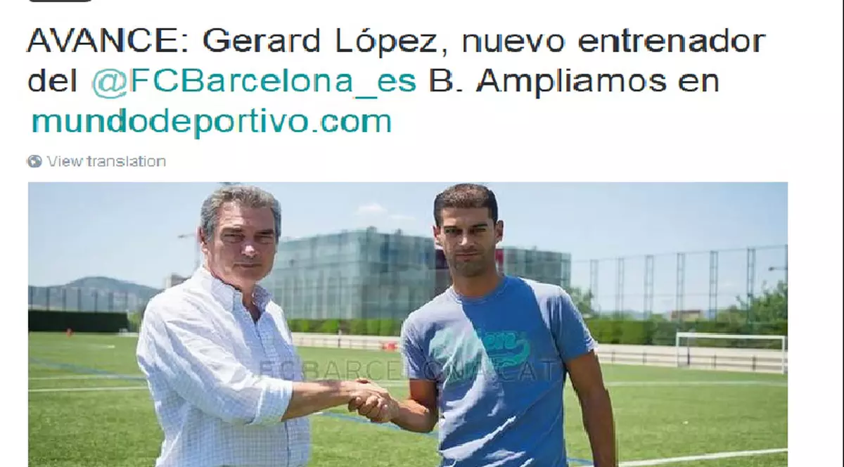 Gerard Lopez va antrena a doua echipă a lui FC Barcelona