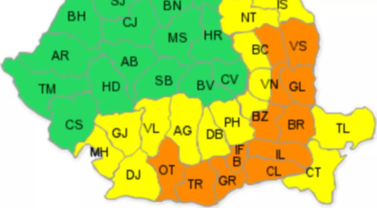 COD PORTOCALIU de caniculă: duminică vor fi 39 DE GRADE la umbră, în București și în 12 județe!