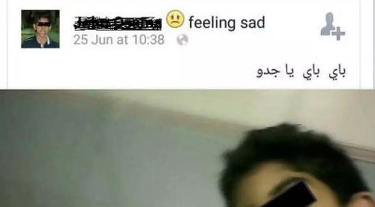 Selfie macabru! Un copil s-a pozat cu bunicul mort şi a publicat imaginea pe Facebook