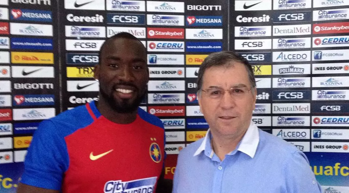 Steaua și-a găsit atacantul pentru Liga Campionilor. Golgheterul Ligii I, Gregory Tade, a semnat pe trei ani și va debuta cu Trencin