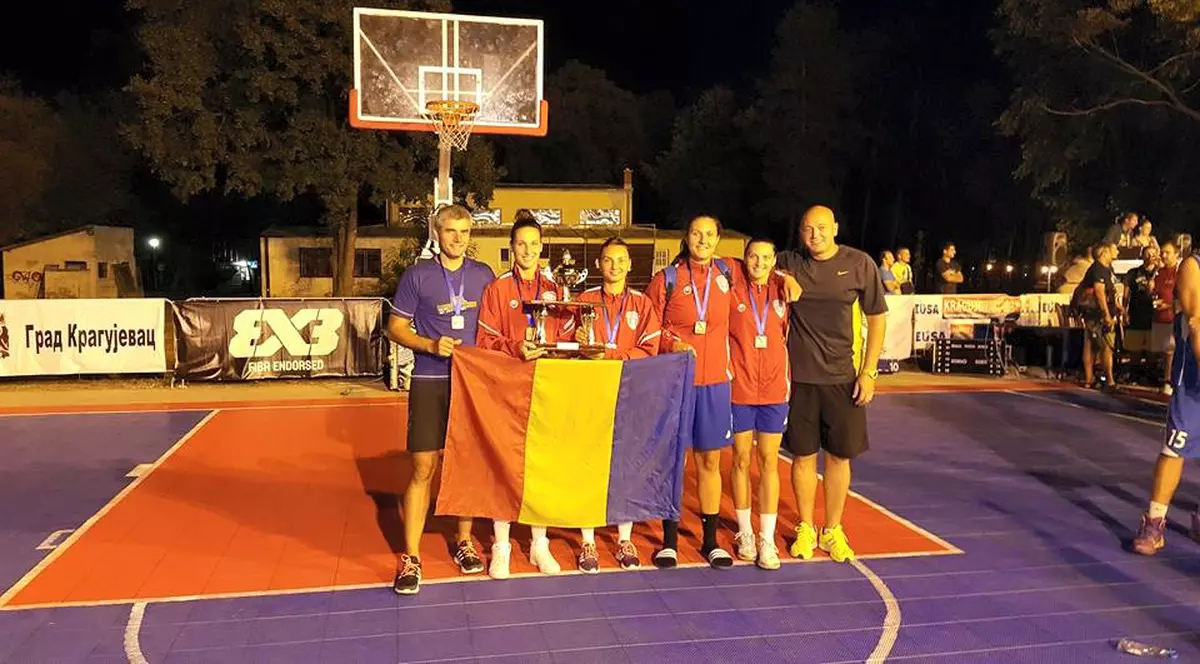 Romania, vicecampioana europeană universitară la baschet 3x3