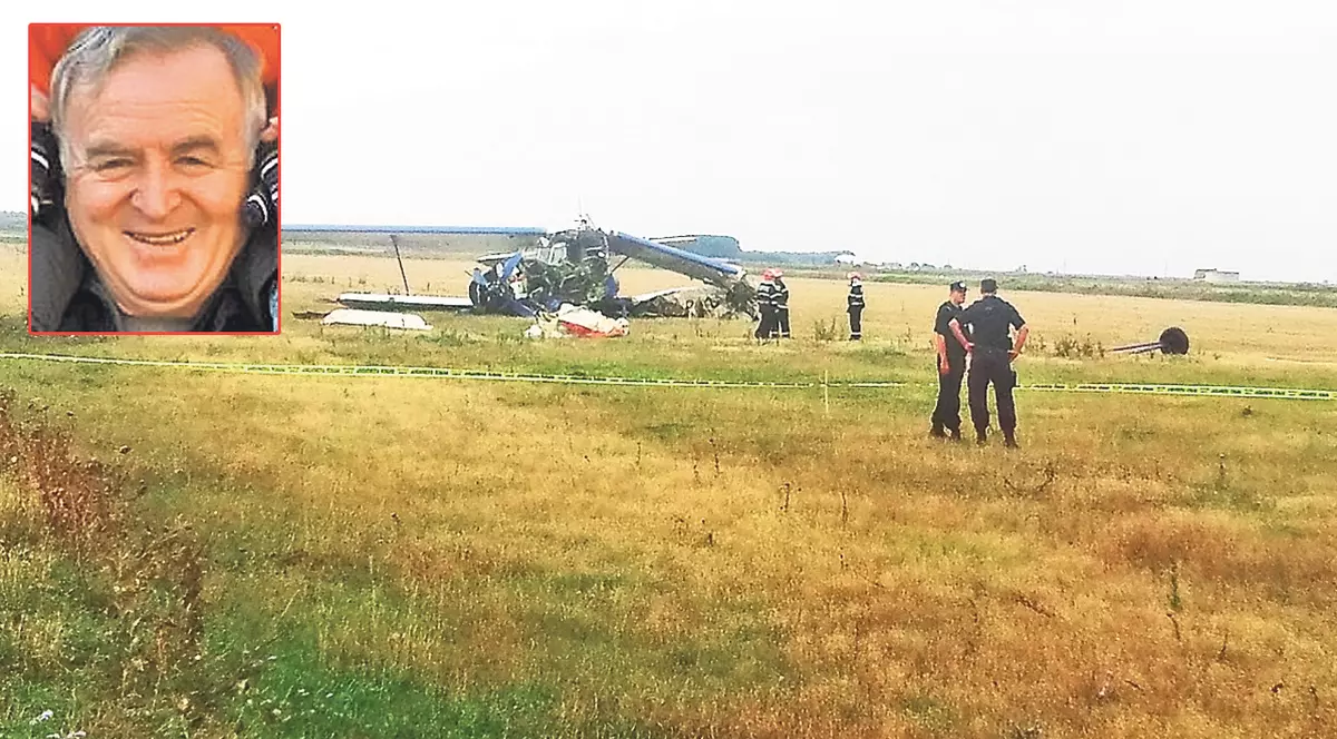 Pilot mort după ce s-a prăbuşit cu avionul