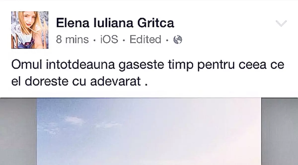 Căutată în toată ţara, ea se relaxează la mare