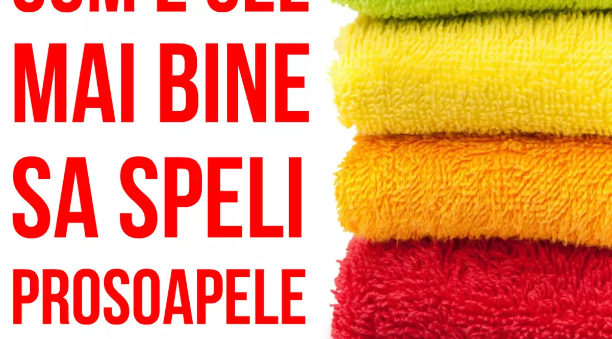 Cum să speli prosoapele ca să fie moi și fără miros