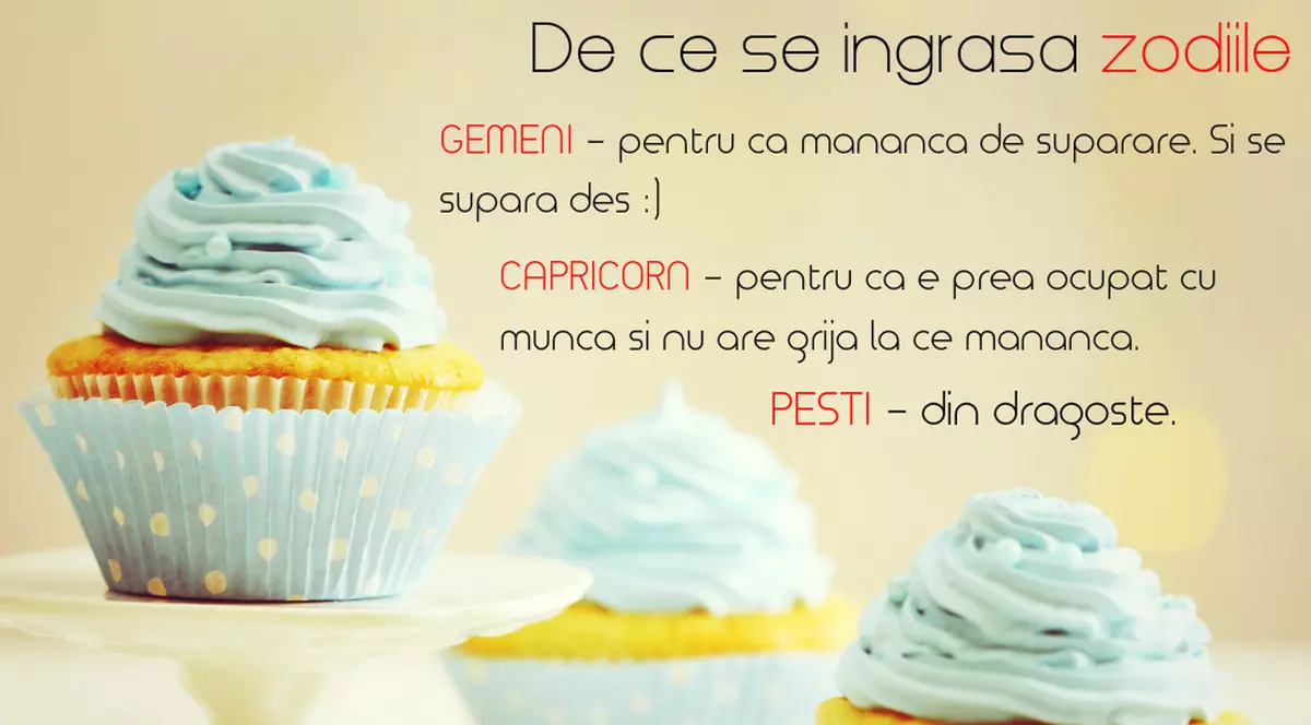 De ce se îngrașă zodiile