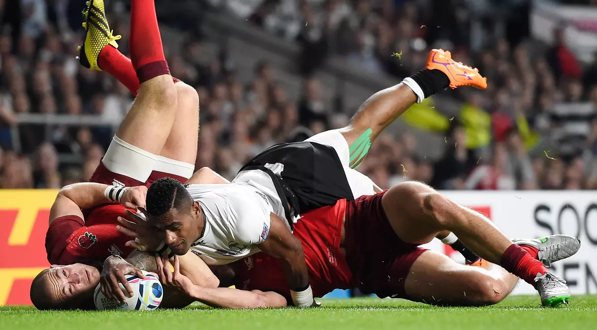Anglia a câştigat partida inaugurală a Cupei Mondiale: 35-11 cu Fiji | GALERIE FOTO