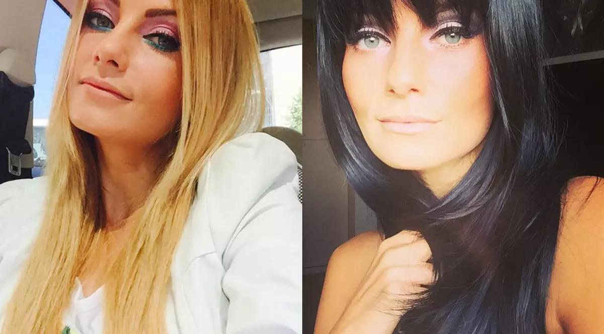 Sylvia, schimbare radicală de look. Vă place cum arată brunetă?