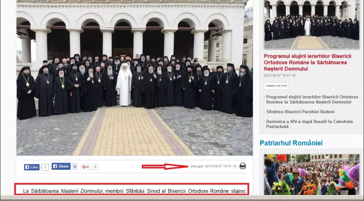 Gafă incredibilă a BOR: A confundat Nașterea Maicii Domnului cu Crăciunul