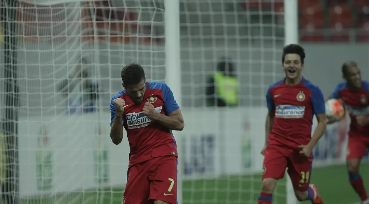 Liga 1, play-off: ASA Tg. Mureş - Steaua 1-4. Distracție stelară. Gazdele au terminat în 9. Meciul, întrerupt în minutul 69, în memoria lui Ekeng