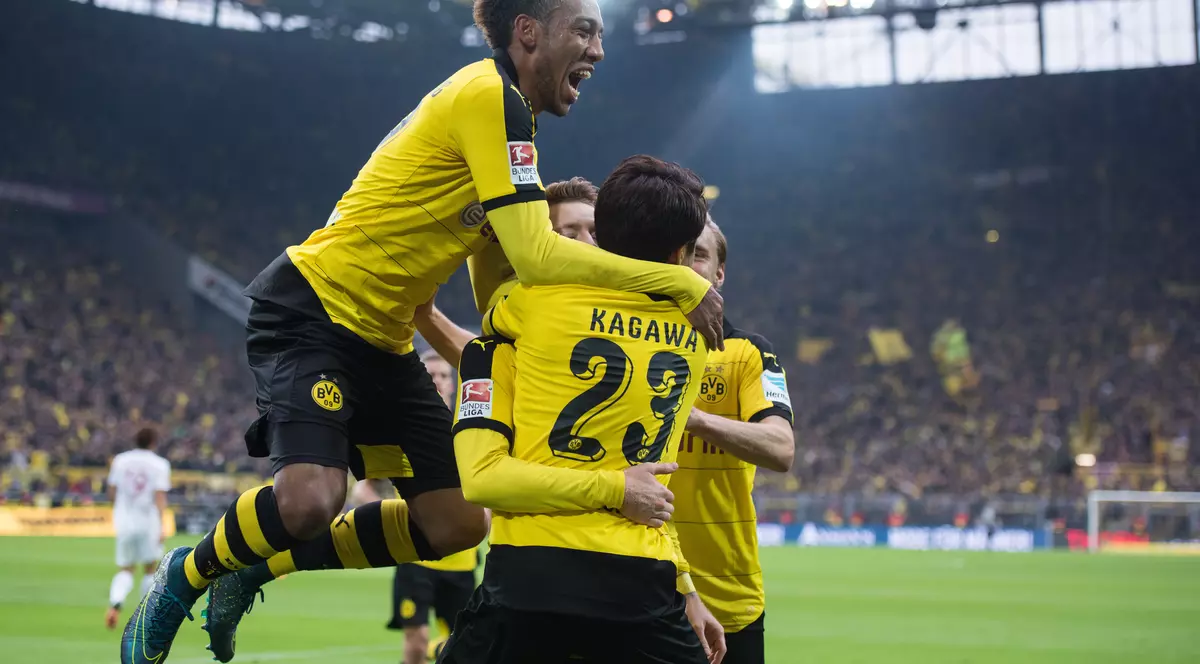 Dortmund, spectacol cu Augsburg. Aubameyang show/ VIDEO