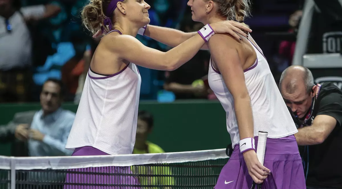 Petra Kvitova, victorioasă în duelul ceh de la Turneul Campioanelor. ^Derby-ul grupei, câștigat de iberica Garbine Muguruza