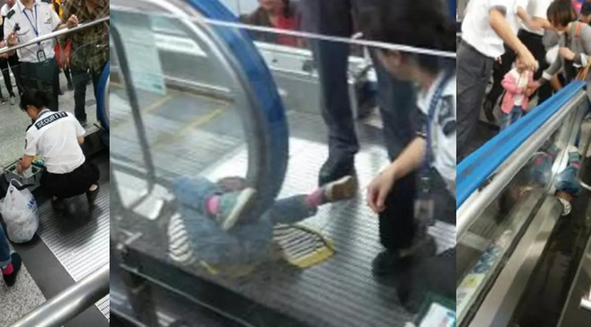 Incident şocant în China! Un copil de patru ani a murit după ce a fost "înghiţit" de scările rulante | VIDEO