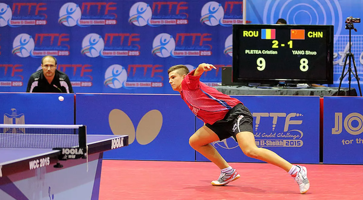 Cristian Pletea campion cu echipa Europei la 2015 ITTF World Cadet Challenge / VIDEO
