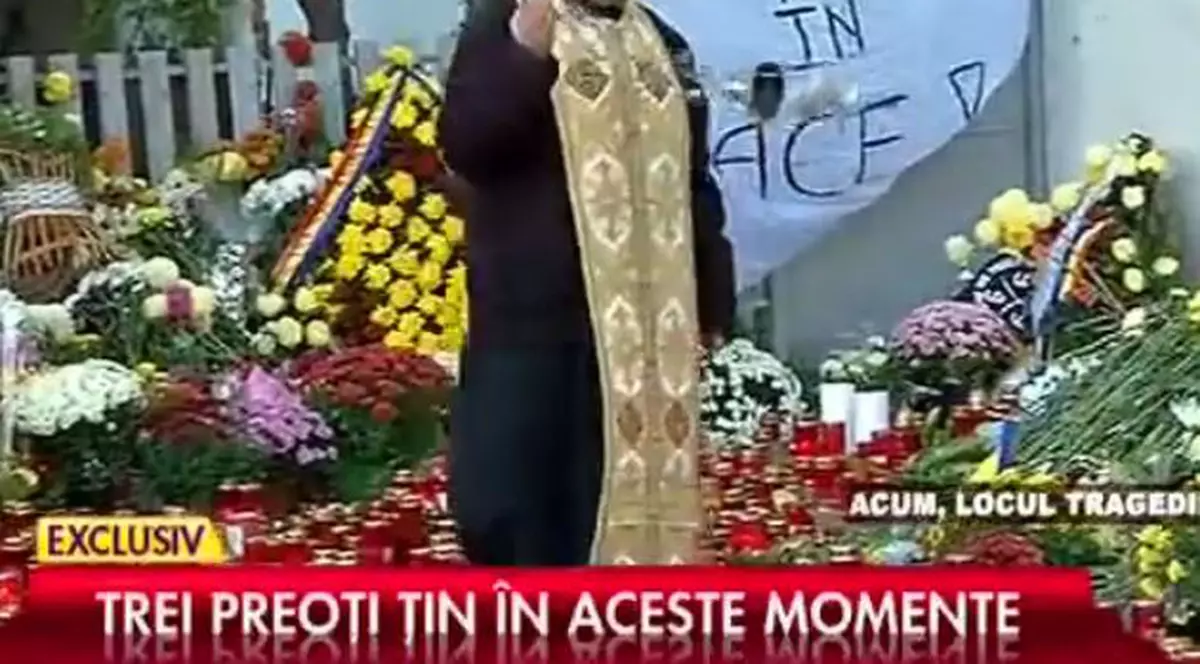 BOR reacţionează! Trei preoţi au fost trimişi să ţină slujbe la Colectiv, la 4 zile de la tragedie 