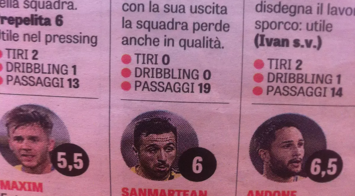 Budescu îl atacă pe Cornel Dinu, care-l ironizase fiindcă aleargă pe loc, ”din sufragerie în bucătărie”. ”O fi citit și dânsul Gazzetta dello Sport? Vorbește urât de toți!”