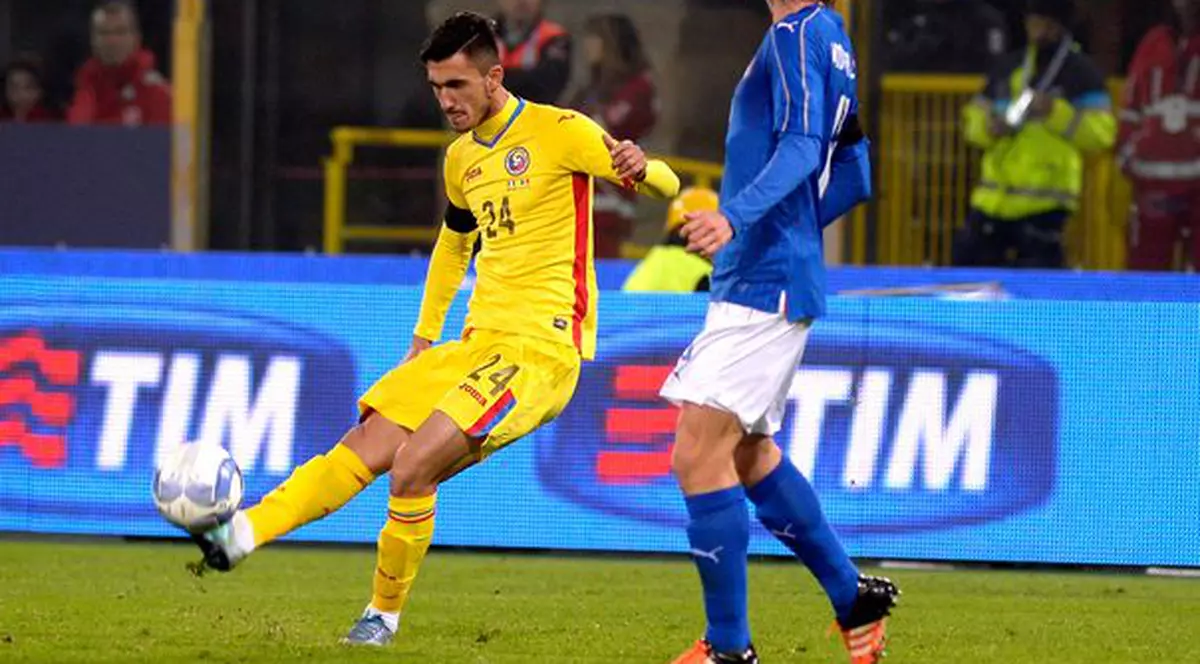 Debutantul Andrei Ivan, speriat de fundașul italian Chiellini: ”Unde fugi?”