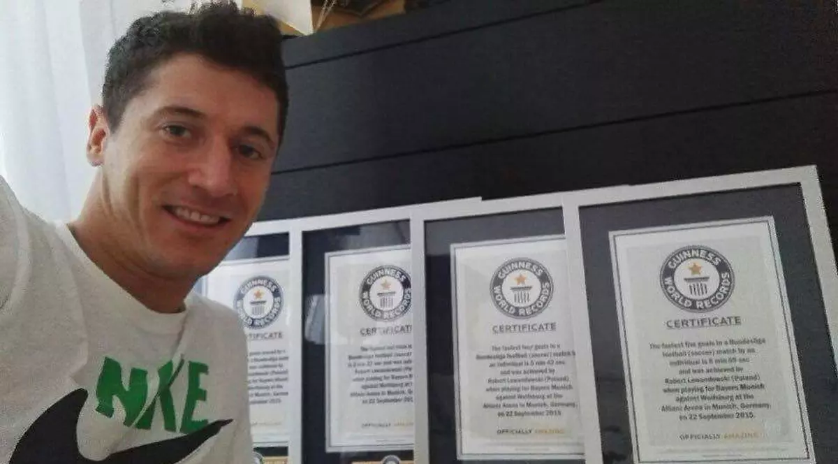 Golgheterul Lewandowski a intrat în Cartea Recordurilor. Patru recorduri memorabile