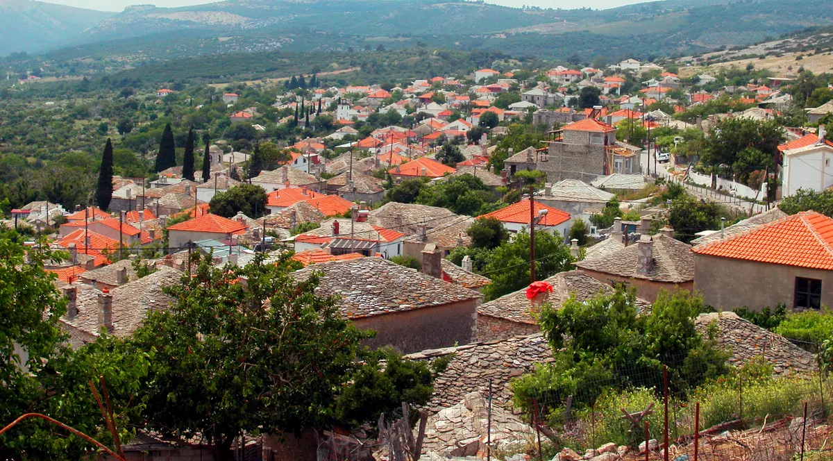 (P) Theologos, satul-muzeu al insulei Thassos