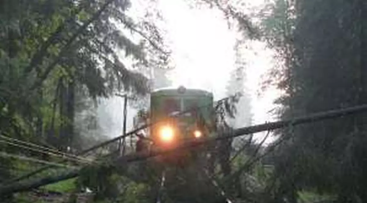 Circulația trenurilor este blocată în județul Harghita