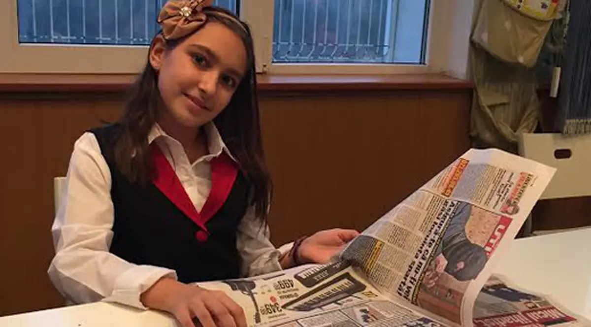 «Vreau să devin jurnalist la Libertatea»! Şi-a aşternut visul pe o foaie de hârtie în cadrul unui proiect şcolar