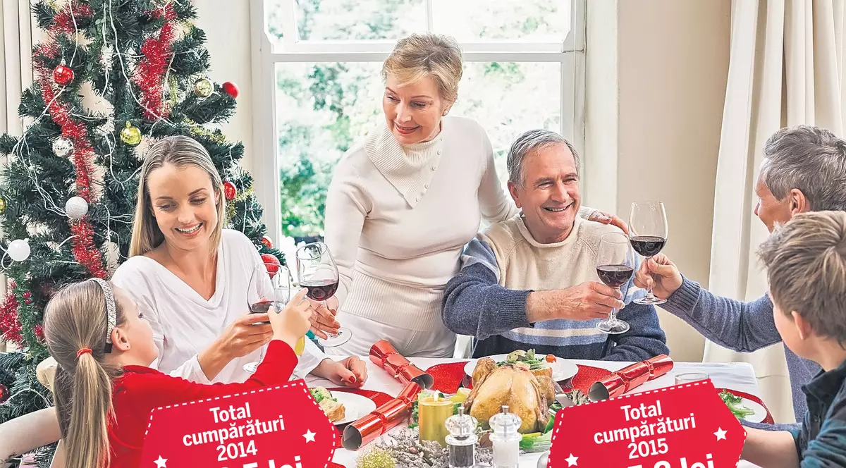 Masa de Crăciun s-a scumpit cu 10%! Reducerea TVA-ului la alimente nu se vede în buzunarele românilor