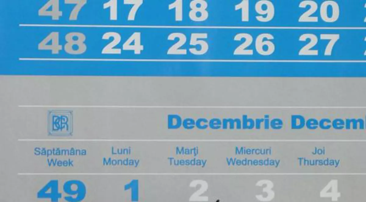 Calendarul sărbătorilor legale în 2016. Uite în ce zile vei sta acasă și când pică sărbătorile în week-end!