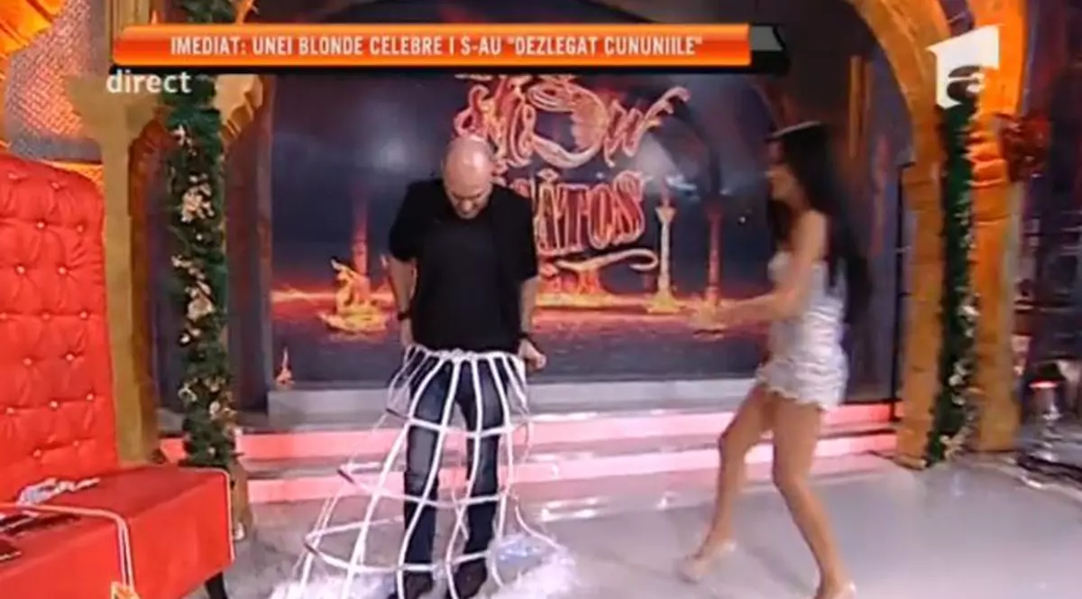 E prima "asistentă" masculină? Capatos s-a îmbrăcat în rochia Danielei Crudu | VIDEO