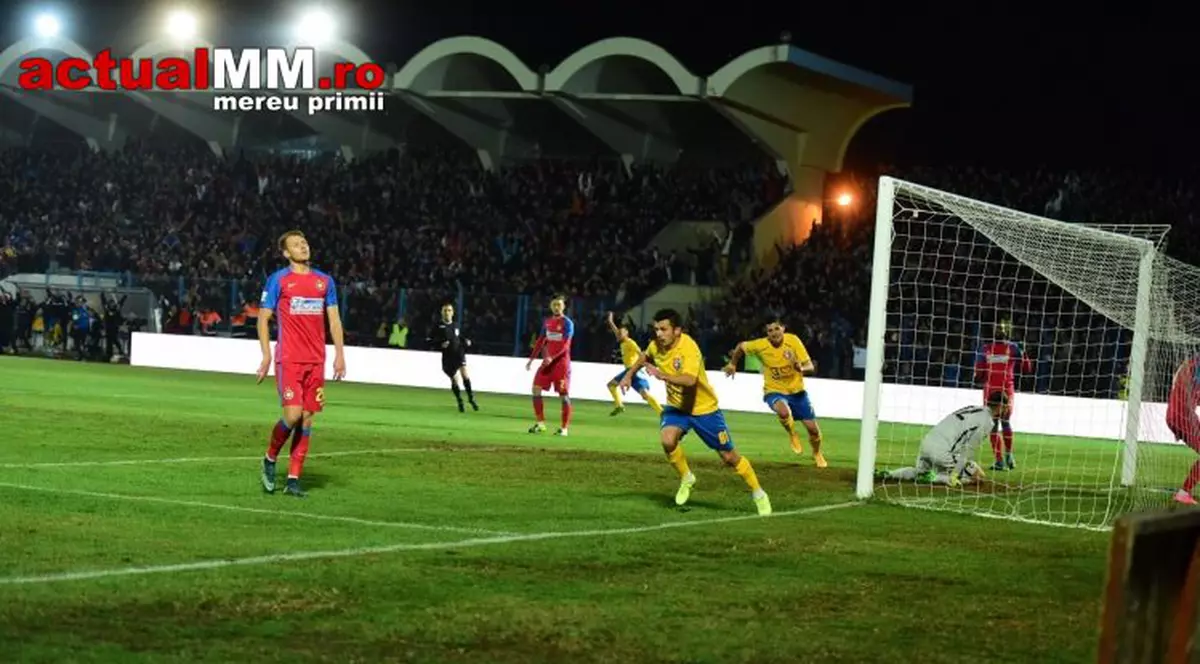 Cu ochii în nocturnă! ^FCM Baia Mare, liderul seriei de Vest din Liga 2, acționat în judecată! Nu au achitat instalația de la meciul cu Steaua!