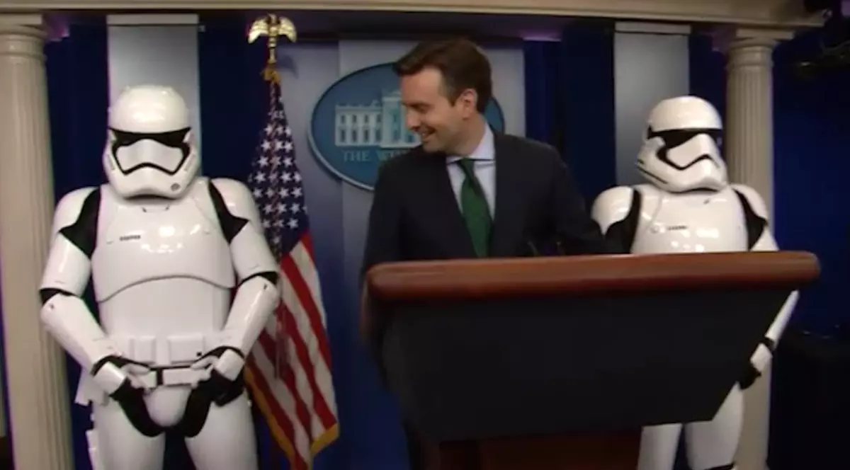 Personajele din ”Războiul Stelelor” au ocupat Casa Albă | VIDEO