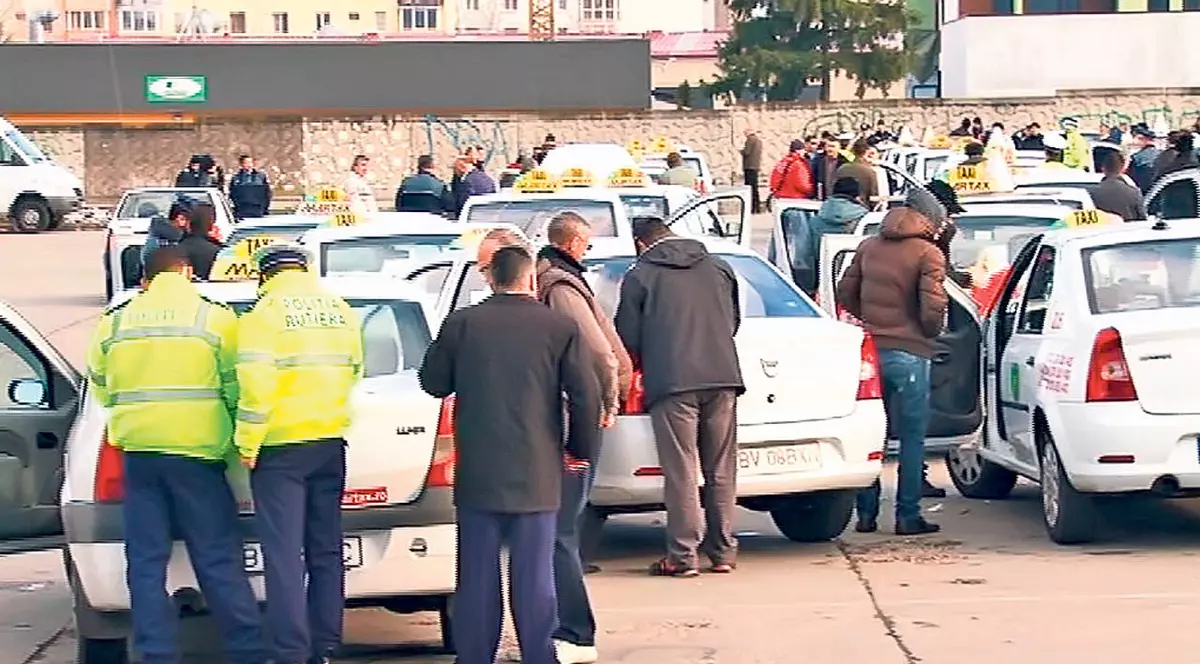 Razie printre taximetrişti! Ce nereguli au fost depistate!