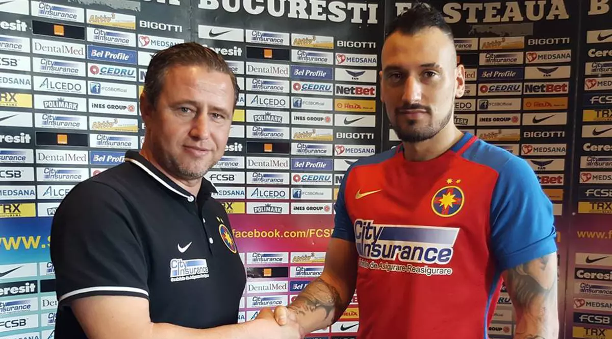 Neamțul Gebhart a semnat cu Steaua până în vară, cu opțiune pentru încă doi ani: "Vreau să răsplătesc încrederea clubului! Faptul că e un nume mare a contat" / FOTO